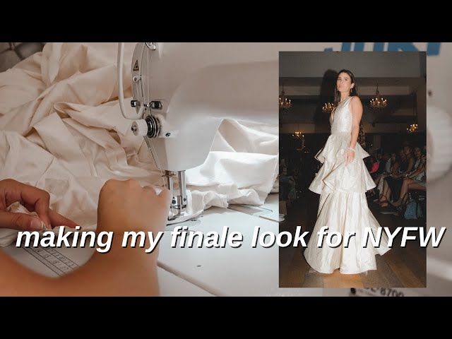 Finishing My NYFW Finale Dress! | NTA x NYFW Ep. 5