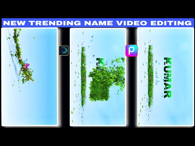 New Trending Name Video Editing || Name Art Video Editing || Instagram Trending Naam Video Edit ||
