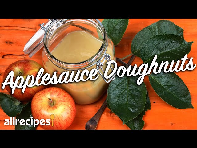 Applesauce Doughnuts with Buttermilk | At Home Recipes | Allrecipes.com