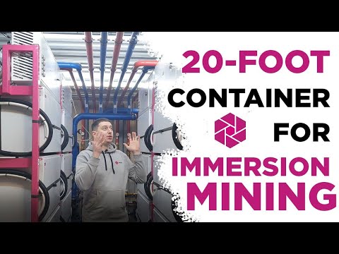 Container for immersion mining