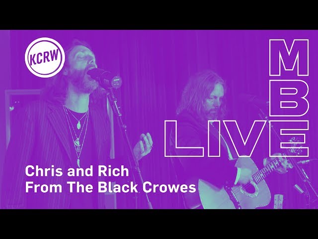 Chris and Rich from The Black Crowes performing "She Talks To Angels" live on KCRW
