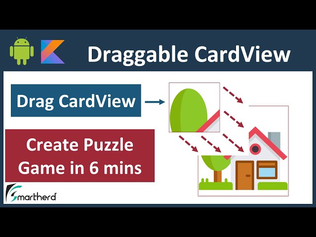 Draggable CardView: How to make a Card Draggable? Android Studio Tutorial (Kotlin)