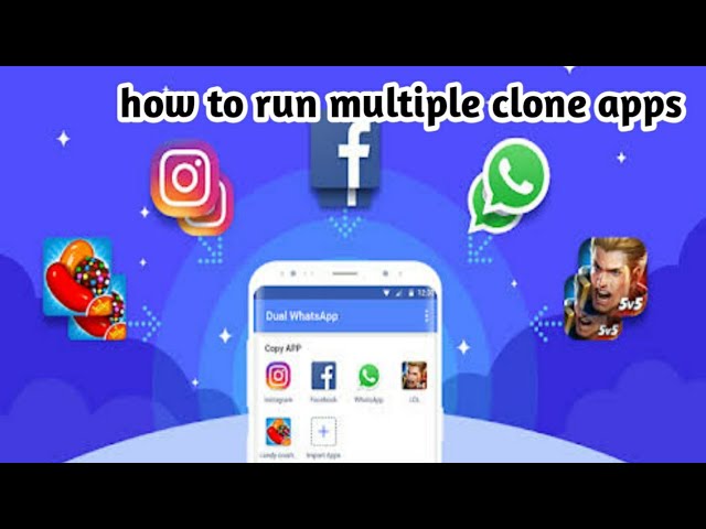 how to use multiple whatsapp, Facebook, YouTube and any application?