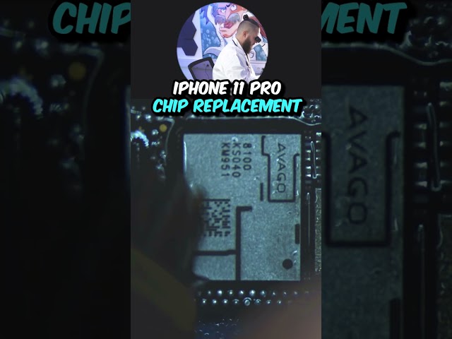 😏Let’s check that! iPhone 11 Pro Short Circuited Chip Repair #iphone #repair #tech #shorts