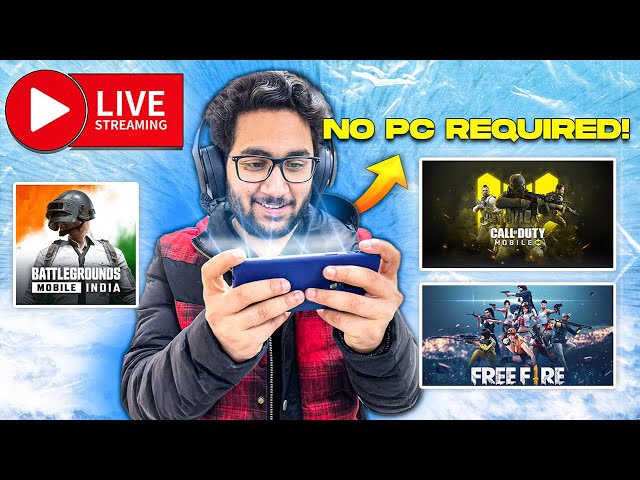 How to Live Stream BGMI, PUBG, FREE FIRE Directly from Smartphone | No PC Required