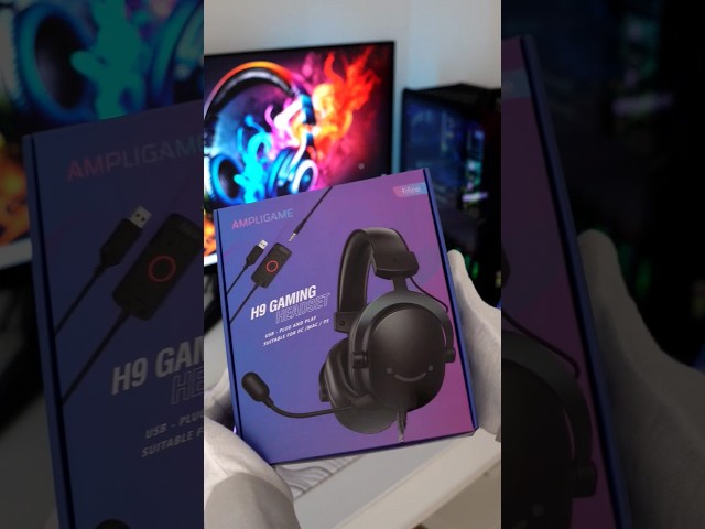 A Gaming Must - Fifine Ampligame H9 Headset #shorts #unboxingplus #gaming #asmrunboxing