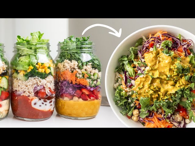 Meals in a Jar (4x healthy meal prep)