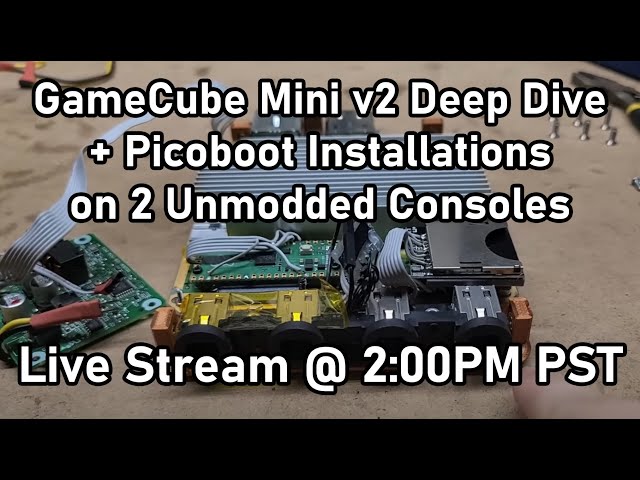 GameCube Mini v2 Deep Dive + Picoboot Installations on 2 Unmodded Consoles