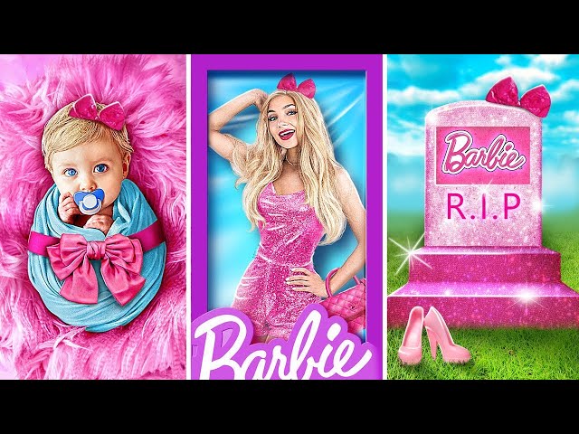 Barbie From Birth to Death! Makeover For Cute Doll