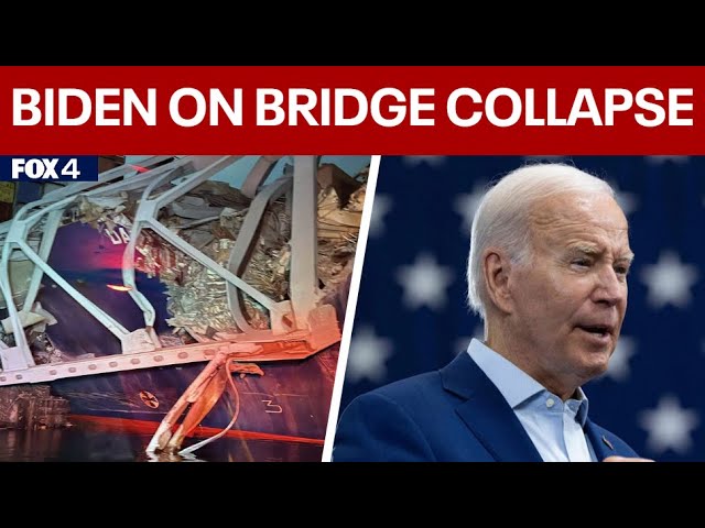 LIVE: Baltimore bridge collapse - President Biden speaks | FOX 4