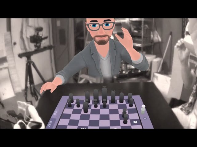 Playing Chess in Quest 2 Mixed Reality — Awesome Unity Slices Demo!
