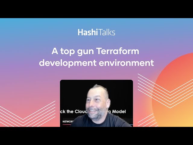 A top gun Terraform development environment