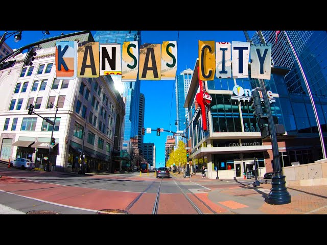 Kansas City 4k | Driving Downtown | Missouri, USA