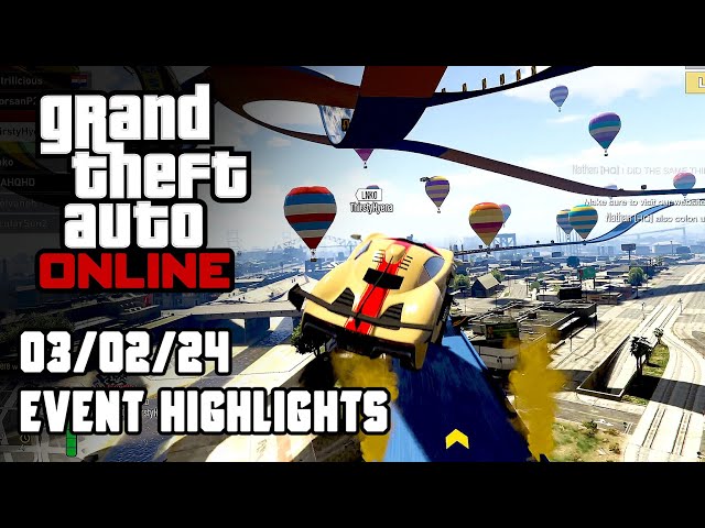 GTA 5 FiveM Multiplayer Event Highlights (March 2nd 2024) - GTA Series Arcade Gamemodes