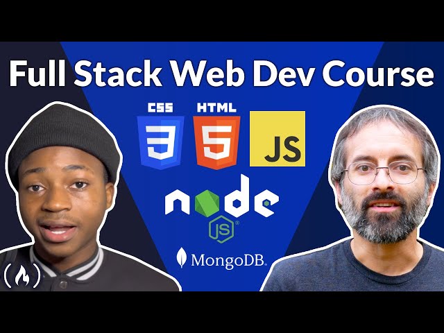 Full Stack Web Development for Beginners (Full Course on HTML, CSS, JavaScript, Node.js, MongoDB)