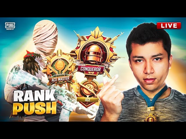 SERIOUS RANK PUSH | ONLY WINS 🔥 | PUBG MOBILE LIVE