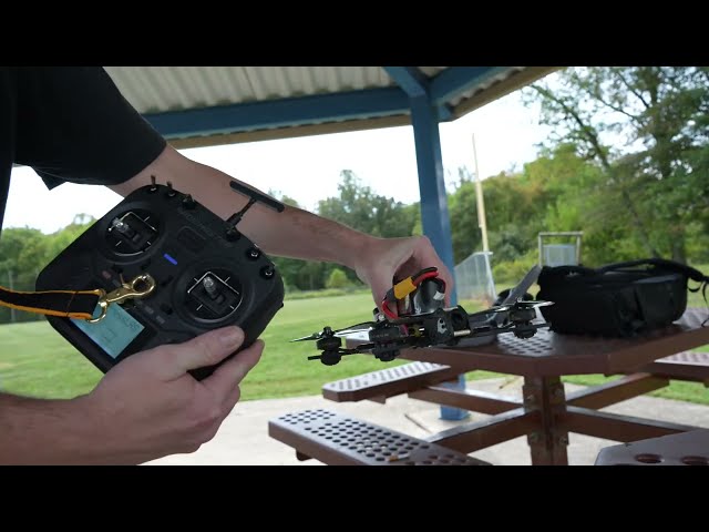 First flight with a 5 inch fpv quad!