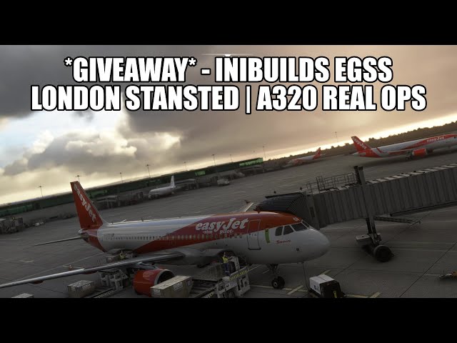🔴 LIVE *GIVEAWAY* New London Stansted Airport - A320 Real Ops Flight | Fenix & MSFS 2020