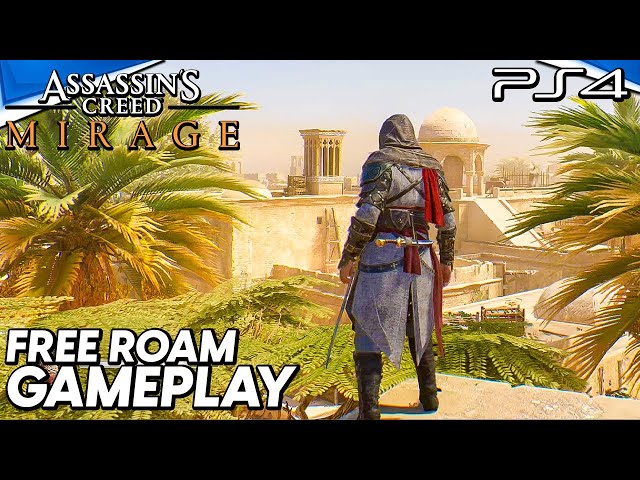 Assassin's Creed Mirage PS4 Free Roam Gameplay