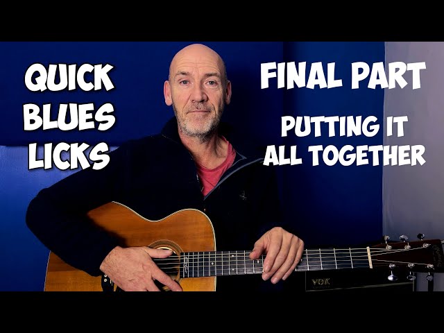 Quick Blues Licks - Final part - Using the licks