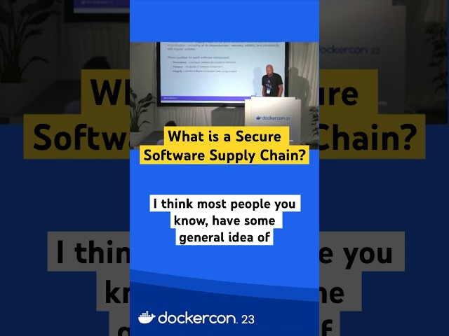 What is a Secure Software Supply Chain? #Docker #SoftwareSupplyChain #Cybersecurity