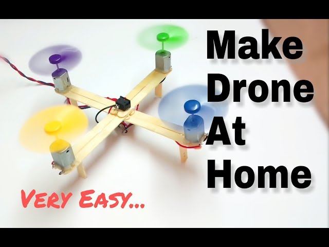 How To Make Drone At Home (Quadcopter) Easy🔥