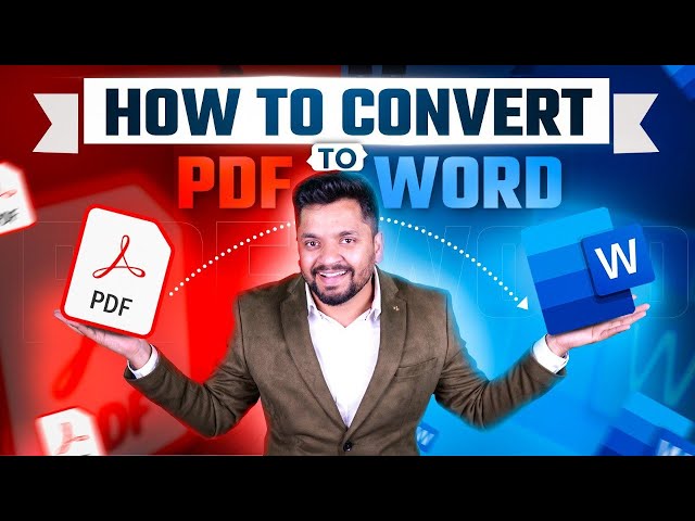 How to Convert PDF to Word || How to Change PDF to Word || Convert PDF to Word and Edit Text