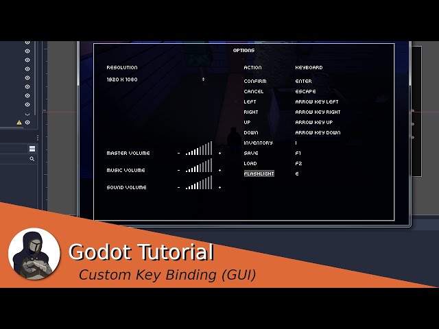 How to create a Custom Key Binding GUI (Godot Tutorial)