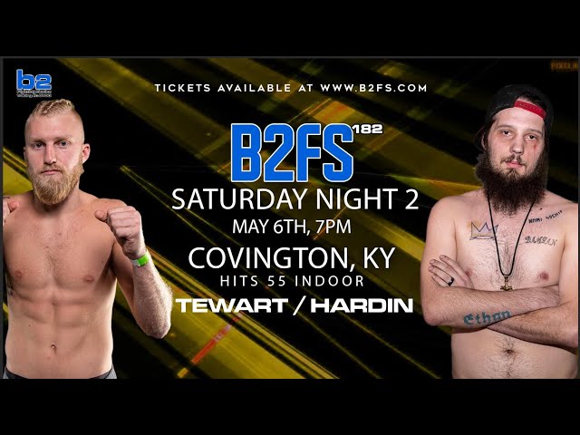 B2 Fighting Series 182 | Jake Tewart vs Darrin Hardin 145 Ammy