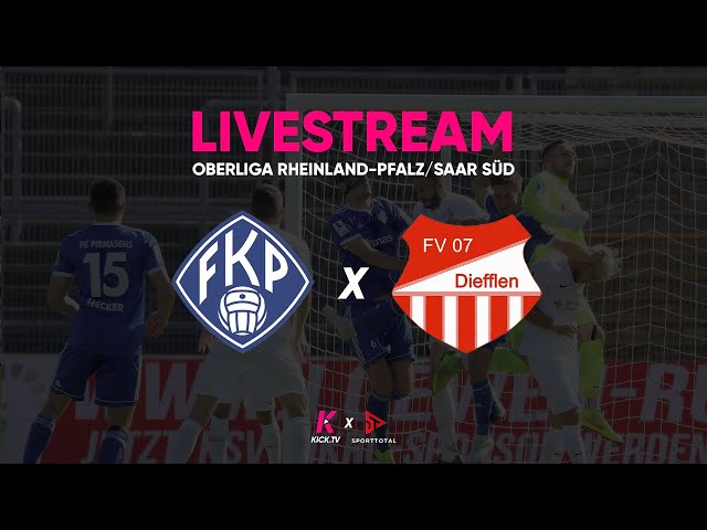 LIVE AB 15.15 UHR: FK Pirmasens - FV Diefflen (Oberliga Rheinland/Pfalz, 6. Spieltag)