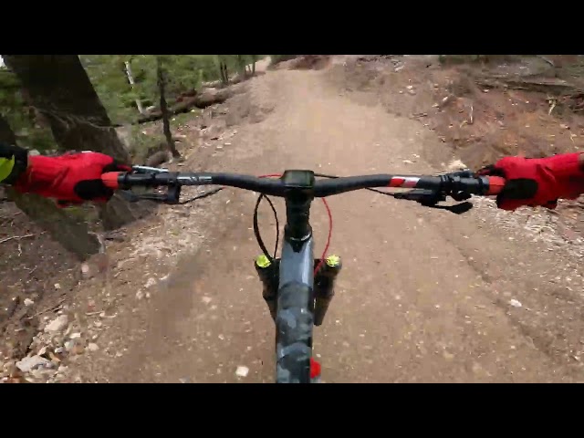 Lee Canyon Bike Park in Las Vegas - Second Runs of the Black and Blue Trails (only 2 so Far)