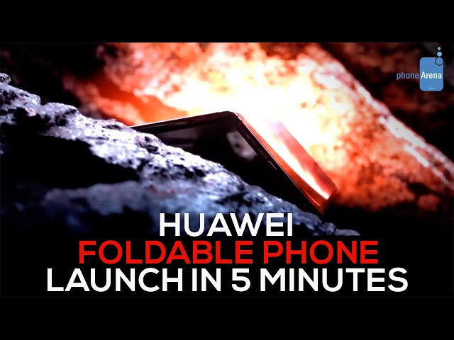 Huawei Mate X LAUNCH in 5 Minutes