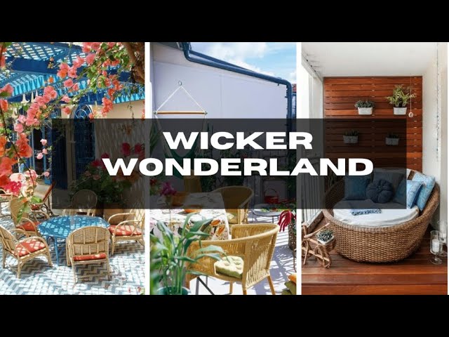 Wicker Wonderlands: Transform Your Outdoor Spaces with Wicker Furniture