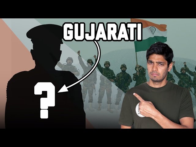 Why are Gujaratis NOT in the Indian Army?