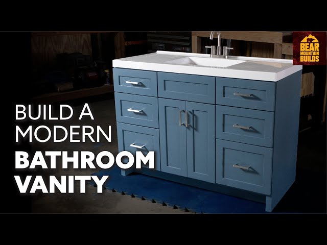 How to Build a Bathroom Vanity | For Beginners