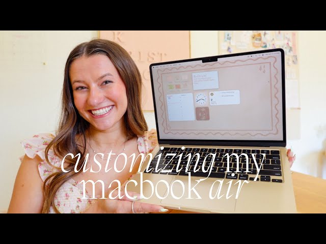 macbook customization + organization inspo 💻 | setting up + customizing my new m3 macbook air!