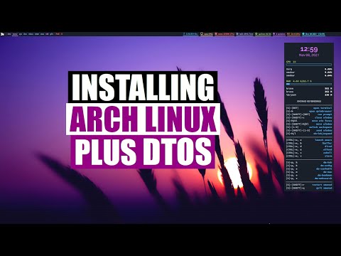 Installing Arch Linux Plus DTOS