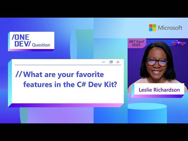 What are your favorite features in the C# Dev Kit?