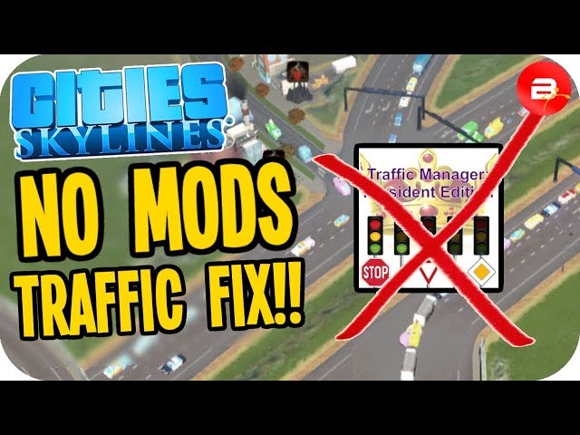 How to Fix Traffic with NO MODS! PS4 & Xbox Players Rejoice!! - Cities: Skylines PS4 Xbox One Switch