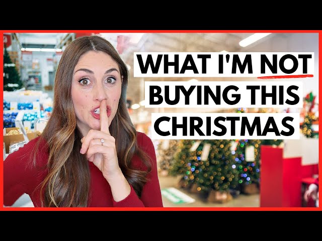 THINGS YOU DON'T NEED TO BUY THIS CHRISTMAS 🎁 (that you won't miss at all!)