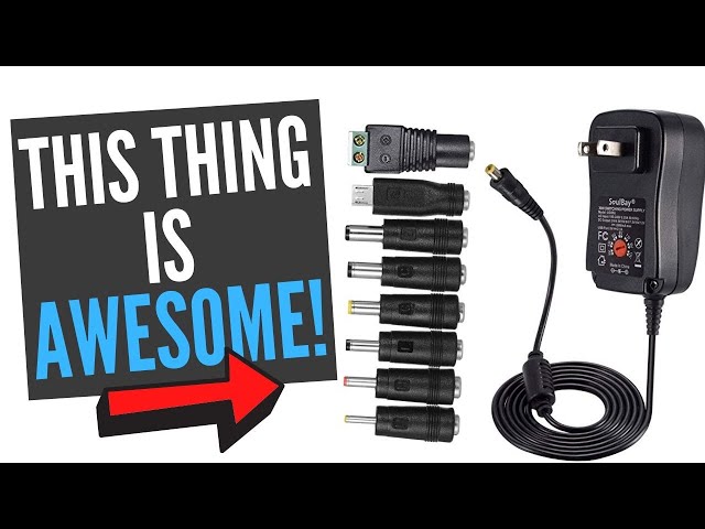 One Tool You Should Own! SoulBay Universal AC/DC Power Supply Adapter Review
