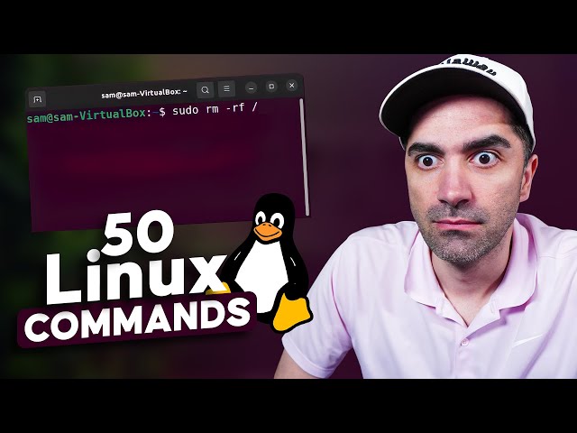 50 MUST KNOW Linux Commands (in under 15 minutes)