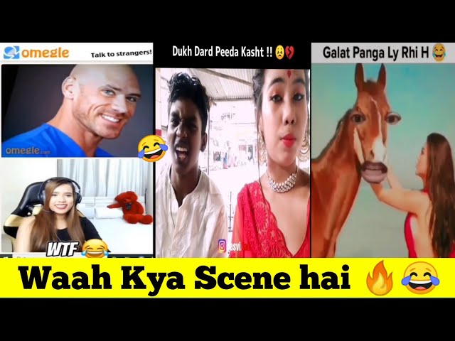 Waah Kya Scene hai😂|😇Trending Memes 😜|😆Try not to laugh😅 Funny Memes Ever 🔥