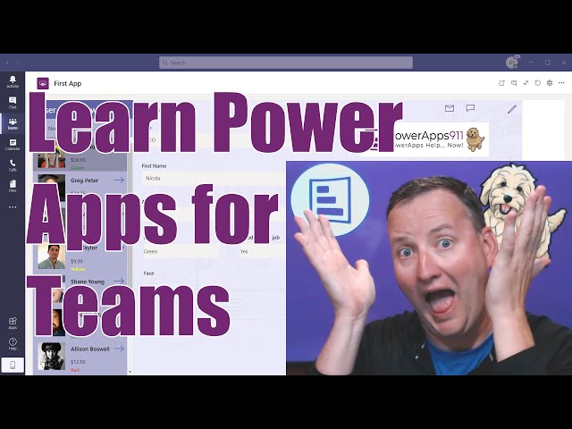 Build and Customize your first Teams App with Power Apps   Full Training