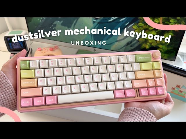 🎀 unboxing dustsilver d66 mechanical keyboard