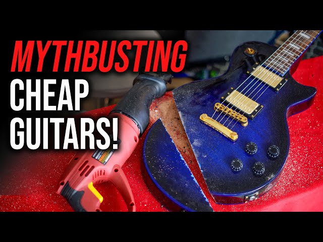 I'm SICK AND TIRED of this CHEAP GUITAR MYTH
