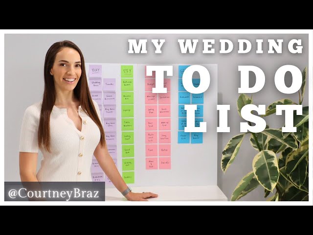 Wedding To Do List | Dream Wedding Planning 2024