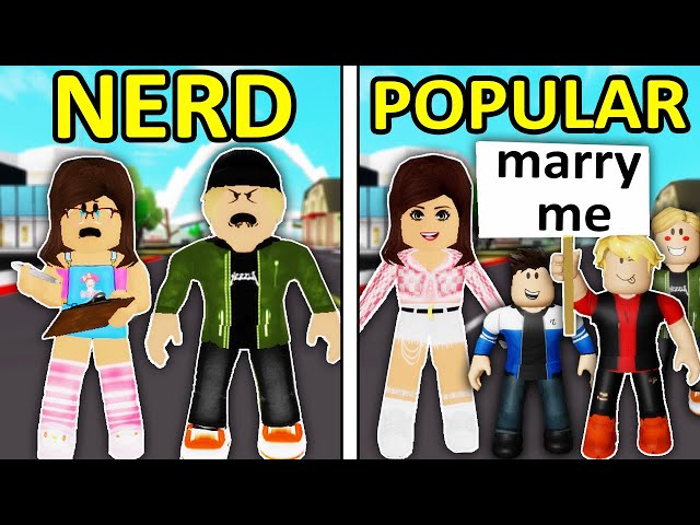 NERD to POPULAR in BROOKHAVEN! (Roblox Brookhaven RP!)