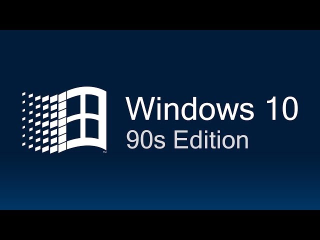 Windows 10 — 90s Edition (Concept by Avdan)