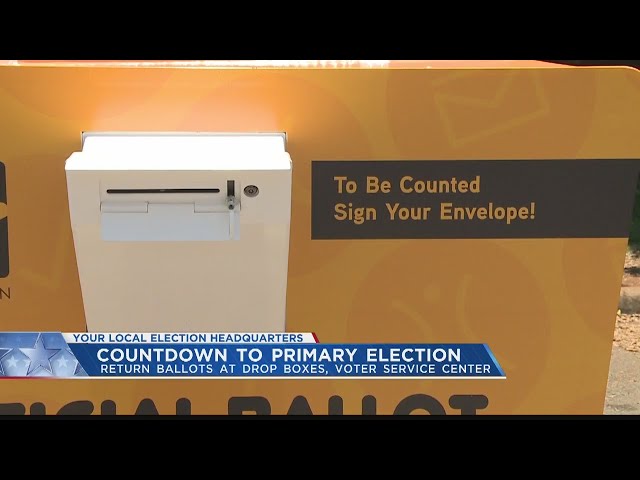 Office of Elections advises public to drop voter ballots off in person